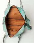 Never Mind Nmbg126B Tote Vintage Handmade Genuine Cowhide Leather Women Bag Western Handbag Purse