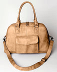 Never Mind Nmbg126A Tote Vintage Handmade Genuine Cowhide Leather Women Bag Western Handbag Purse
