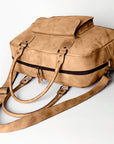 Never Mind Nmbg126A Tote Vintage Handmade Genuine Cowhide Leather Women Bag Western Handbag Purse