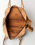 Never Mind Nmbg126A Tote Vintage Handmade Genuine Cowhide Leather Women Bag Western Handbag Purse