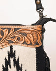 American Darling Cross Body Hand Tooled Saddle Blanket Genuine Leather Women Bag Western Handbag Purse
