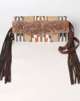 American Darling Signature Crossbody Hand Tooled Saddle Blanket Genuine Leather Women Bag Western Handbag Purse
