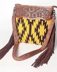 American Darling Signature Crossbody Hand Tooled Saddle Blanket Genuine Leather Women Bag Western Handbag Purse