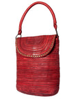 Never Mind Nmbgm105B Tote Vintage Handmade Genuine Cowhide Leather Women Bag Western Handbag Purse