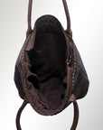 Never Mind Nmbgm104E Tote Vintage Handmade Genuine Cowhide Leather Women Bag Western Handbag Purse