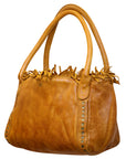 Never Mind Nmbgm110E Tote Vintage Handmade Genuine Cowhide Leather Women Bag Western Handbag Purse