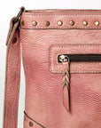 Never Mind Nmbg110C Cross Body I Vintage Handmade Genuine Cowhide Leather Women Bag Western Handbag Purse