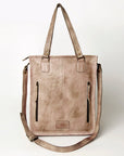 Never Mind Nmbg111A Tote Vintage Handmade Genuine Cowhide Leather Women Bag Western Handbag Purse