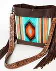 American Darling Large Crossbody Saddle Blanket Genuine Leather Western Women Bag Handbag Purse | Western Crossbody Bag | Travel Crossbody Bags | College Crossbody Bag | Casual Crossbody Bag