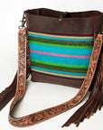 American Darling Large Crossbody Saddle Blanket Genuine Leather Western Women Bag Handbag Purse | Western Crossbody Bag | Travel Crossbody Bags | College Crossbody Bag | Casual Crossbody Bag