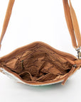 American Darling Large Crossbody Hand Tooled Genuine Leather women bag western handbag purse