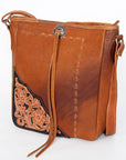 American Darling Cross Body Hand Tooled Genuine Leather women bag western handbag purse