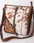 American Darling Cross Body Hand Tooled Genuine Leather women bag western handbag purse