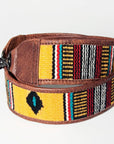 American Darling ADBT141A Saddle Blanket Genuine Leather Crossbody Handle Strap For Bags