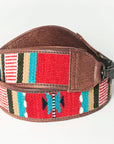 American Darling ADBT141B Saddle Blanket Genuine Leather Crossbody Handle Strap For Bags
