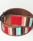 American Darling ADBT141C Saddle Blanket Genuine Leather Crossbody Handle Strap For Bags