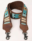 American Darling ADBT141D Saddle Blanket Genuine Leather Crossbody Handle Strap For Bags