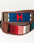 American Darling ADBT141E Saddle Blanket Genuine Leather Crossbody Handle Strap For Bags