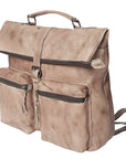 Never Mind Nmbg134B Backpack Vintage Handmade Genuine Cowhide Leather Women Bag Western Handbag Purse