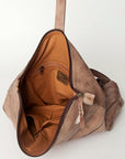 Never Mind Nmbg134D Backpack Vintage Handmade Genuine Cowhide Leather Women Bag Western Handbag Purse