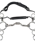 BAR H EQUINE Western Horse Gag Bit Mouthpiece 5.5 Inch Solid Stainless Metal