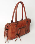 Never Mind Nmbgz113C Tote Vintage Handmade Genuine Cowhide Leather Women Bag Western Handbag Purse
