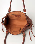 Never Mind Nmbgz113C Tote Vintage Handmade Genuine Cowhide Leather Women Bag Western Handbag Purse