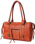 Never Mind Nmbgz113C Tote Vintage Handmade Genuine Cowhide Leather Women Bag Western Handbag Purse