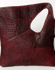 Never Mind Nmbgz117A Clutch Vintage Handmade Genuine Cowhide Leather Women Bag Western Handbag Purse