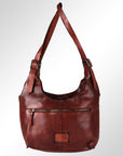 Spaghetti Western Swc125Cg Tote Vintage Handmade Drum Dyed Genuine European Cowhide Leather Women Bag Western Handbag Purse