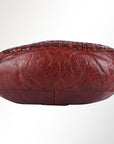 Spaghetti Western Swc129Cg Hobo Vintage Handmade Drum Dyed Genuine European Cowhide Leather Women Bag Western Handbag Purse
