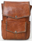 Spaghetti Western Swc139Cg Tote Vintage Handmade Drum Dyed Genuine European Cowhide Leather Women Bag Western Handbag Purse