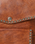Spaghetti Western Swc139Cg Tote Vintage Handmade Drum Dyed Genuine European Cowhide Leather Women Bag Western Handbag Purse