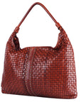 Spaghetti Western Swc141Cg Hobo Vintage Handmade Drum Dyed Genuine European Cowhide Leather Women Bag Western Handbag Purse