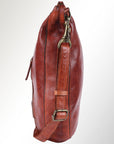 Spaghetti Western Swc143Cg Hobo Vintage Handmade Drum Dyed Genuine European Cowhide Leather Women Bag Western Handbag Purse