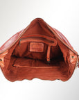 Spaghetti Western Swc143Cg Hobo Vintage Handmade Drum Dyed Genuine European Cowhide Leather Women Bag Western Handbag Purse