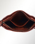 Spaghetti Western Swc148Cg Cross Body I Vintage Handmade Drum Dyed Genuine European Cowhide Leather Women Bag Western Handbag Purse
