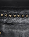 Spaghetti Western Swc170Blk Cross Body I Vintage Handmade Drum Dyed Genuine European Cowhide Leather Women Bag Western Handbag Purse