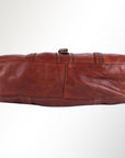 Spaghetti Western Swc186Cg Tote Vintage Handmade Drum Dyed Genuine European Cowhide Leather Women Bag Western Handbag Purse