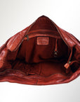 Spaghetti Western Swc186Cg Tote Vintage Handmade Drum Dyed Genuine European Cowhide Leather Women Bag Western Handbag Purse