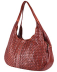 Spaghetti Western Swc189Cg Tote Vintage Handmade Drum Dyed Genuine European Cowhide Leather Women Bag Western Handbag Purse