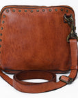 Spaghetti Western Swc199Cg Coin Purse Vintage Handmade Drum Dyed Genuine European Cowhide Leather Women Bag Western Handbag Purse