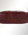 Spaghetti Western Swc200Cg Toiletry Vintage Handmade Drum Dyed Genuine European Cowhide Leather Women Bag Western Handbag Purse