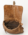 Never Mind Nmbgm115A Backpack Vintage Handmade Genuine Cowhide Leather Women Bag Western Handbag Purse