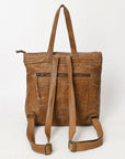 Never Mind Nmbgm115A Backpack Vintage Handmade Genuine Cowhide Leather Women Bag Western Handbag Purse