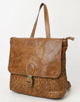 Never Mind Nmbgm115A Backpack Vintage Handmade Genuine Cowhide Leather Women Bag Western Handbag Purse