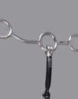 Bar H Equine Junior Cow Gag Bit with Snaffle Mouth
