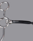 Bar H Equine Junior Cow Gag Bit with Snaffle Mouth