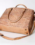 American Darling Briefcase Hand Tooled Genuine Leather Women Bag Western Handbag Purse