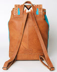 American Darling Hand Tooled Saddle Blanket Genuine Leather Women Bag Western Handbag Purse